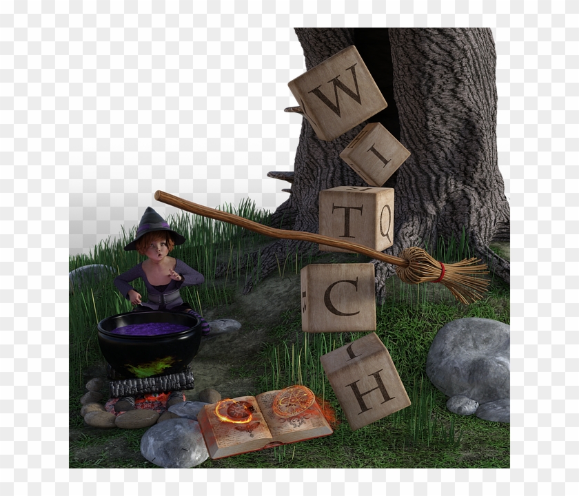 The Witch, Halloween, Conjure, Boiler, Broom - Pixabay Witch Halloween Clipart