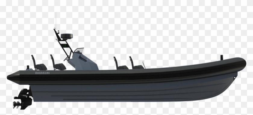 The Damen Rhib Is Designed For High-speed Patrol Duties - Rhib Boat Png Clipart