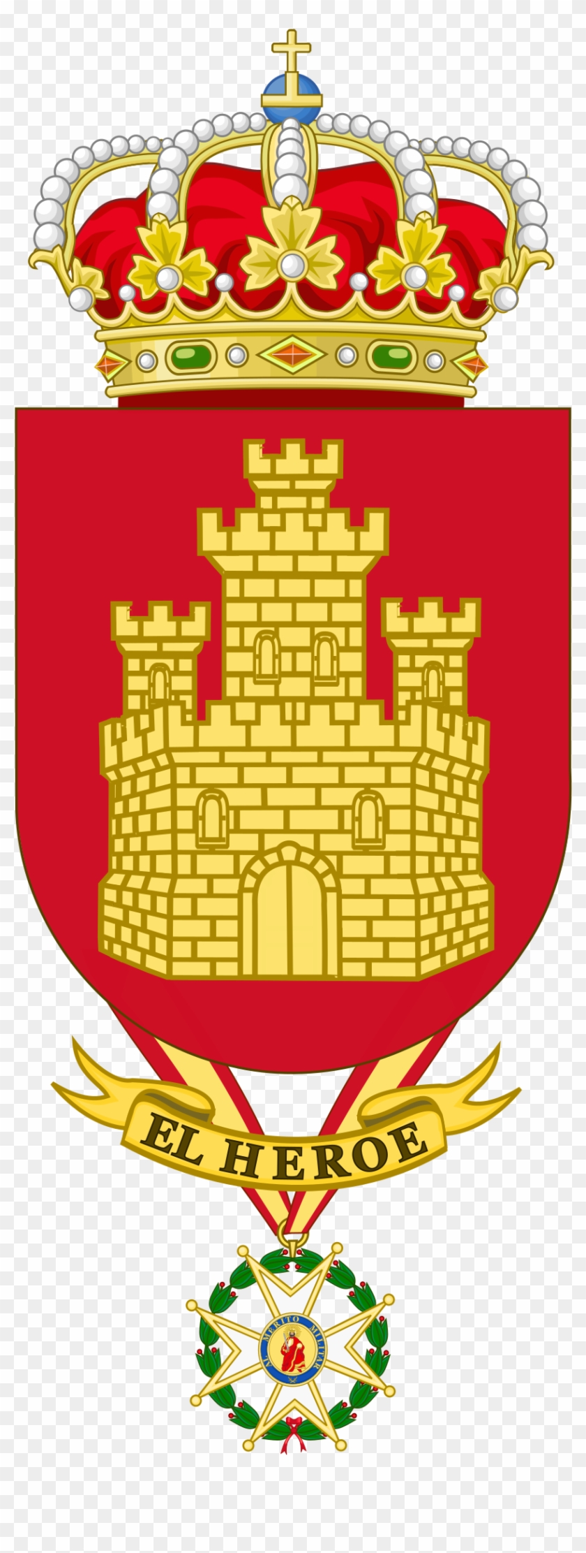 Regimiento De Infantería «castilla» N - Palma De Mallorca Coat Of Arms Clipart