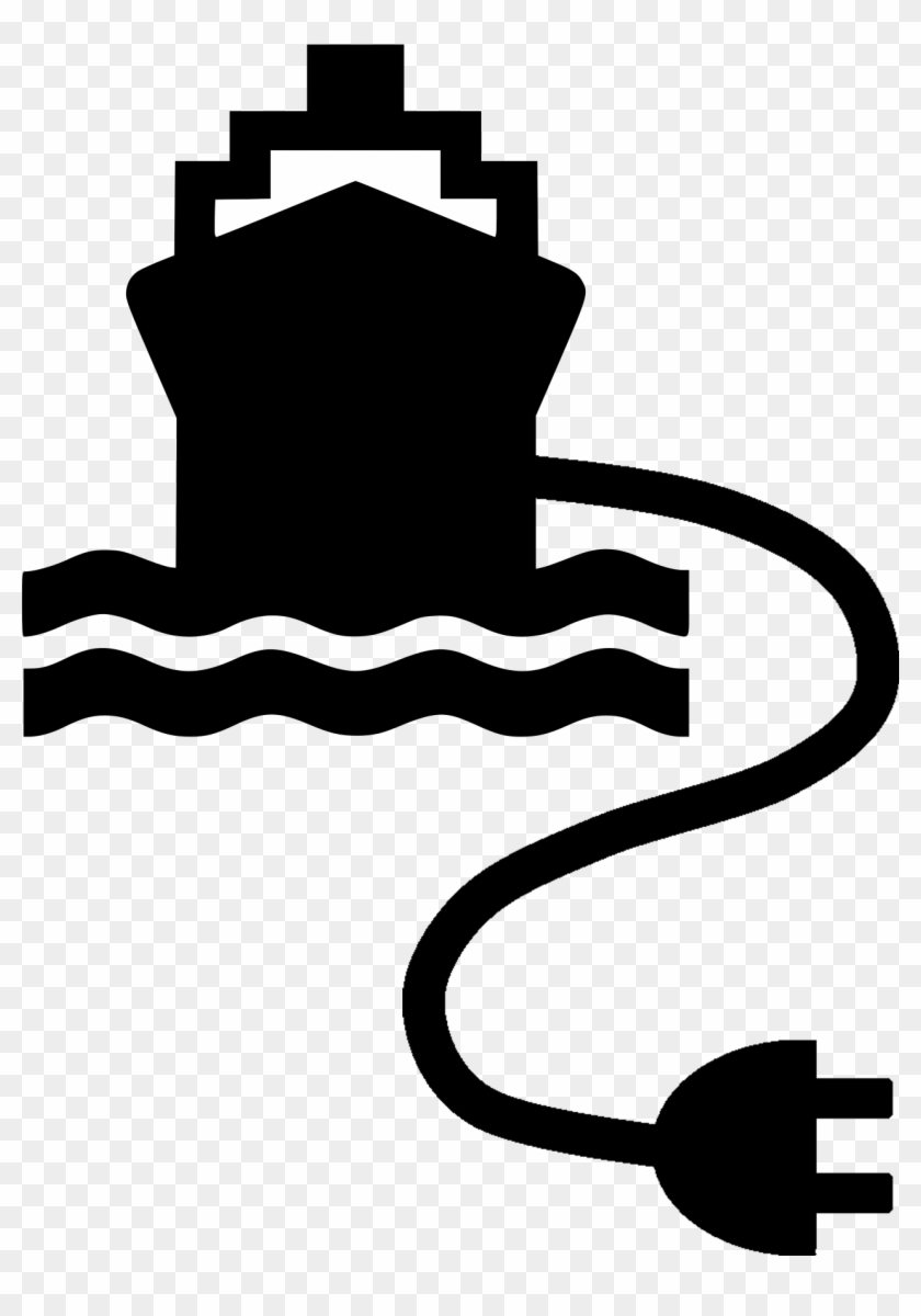 Electric Cable Ship Icon 1 - Ferry Png Clipart