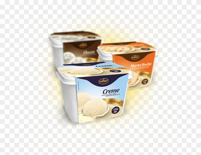 Eskimó Sorvetes E Picolés - Sorvete Flocos Eskimo Clipart