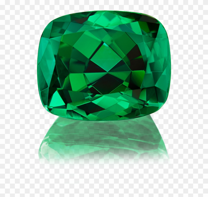 Tsavorite With Its Color Reminding Of Emerald As Well - Emerald Clipart