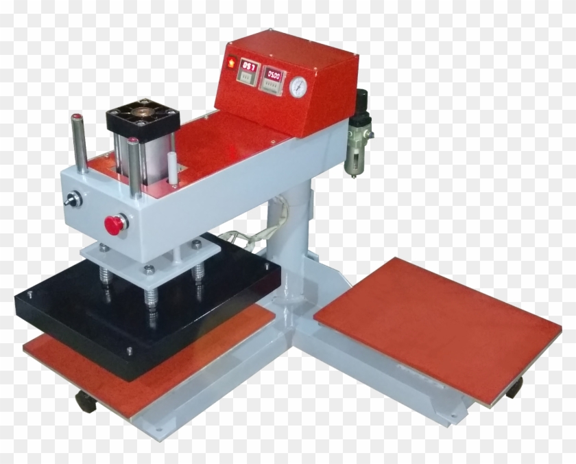 Double Plate Head Move Heat Press Machine 6”x8“, 8”x10”,10”x12”12”x16” - Milling Clipart #3633308