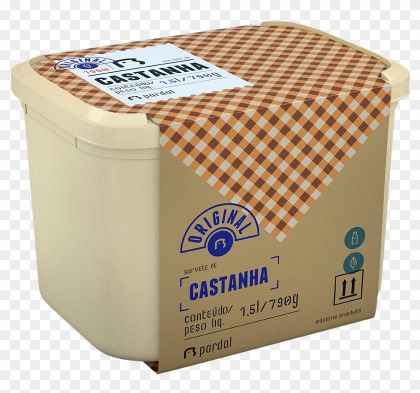 A Pardal Sorvetes Anunciou Mais Uma Das Novidades Mais - Sorvete De Castanha Da Pardal Clipart