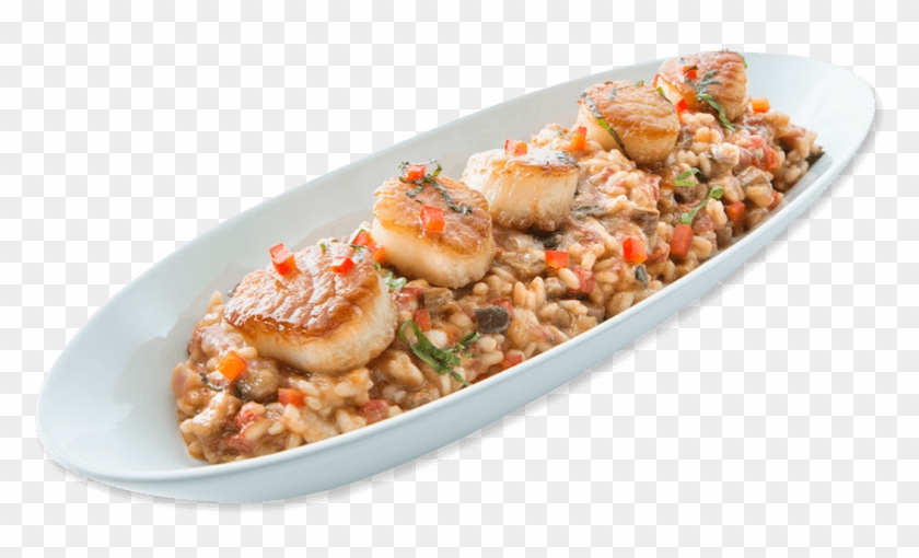 Lobster Tail With Shrimp Risotto - Prawn Risotto Png Clipart
