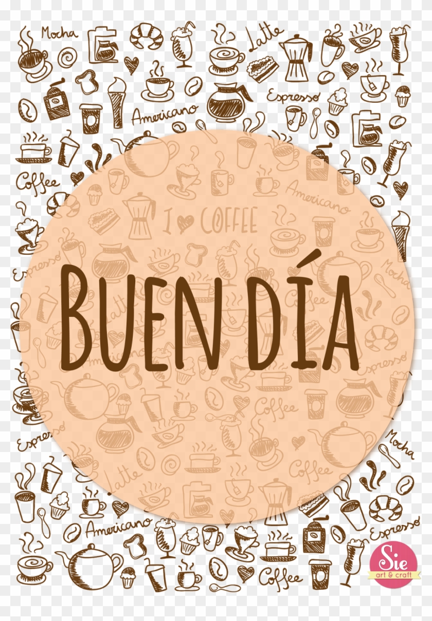 Buenos Dias - Frases De Buenos Dias Vintage Clipart #3634107