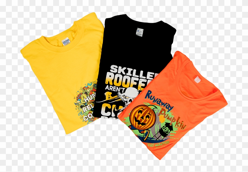 Heat Press , Png Download - Printed T Shirts Folded Clipart #3634503