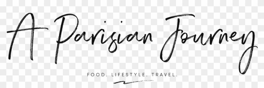 A Parisian Journey - Dessert Calligraphy Png Clipart