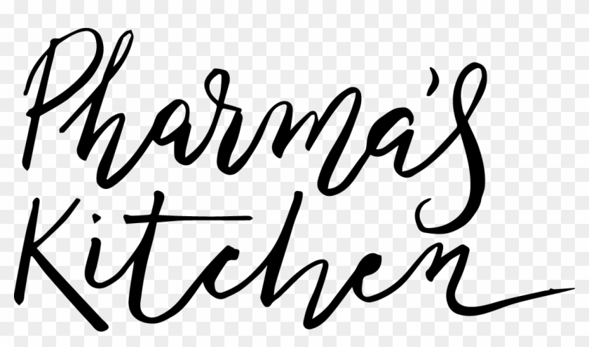 Pharma's Kitchen - Calligraphy Clipart #3634625
