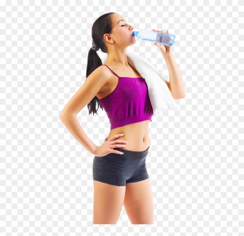 Woman Drink Png - Woman Drinking Water Png Clipart #3634734