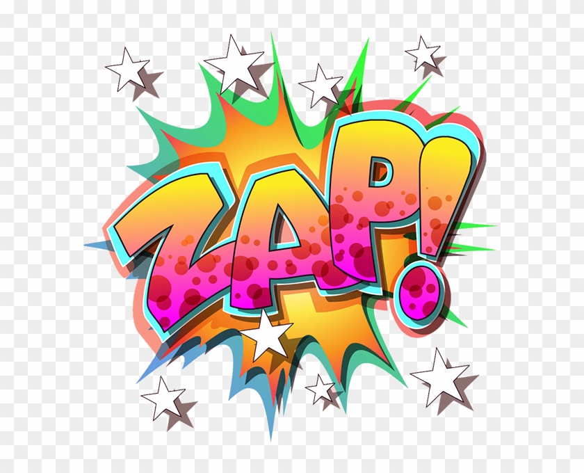 Pop Art Comic Onomatopeyas Png - Comic Book Stars Clipart