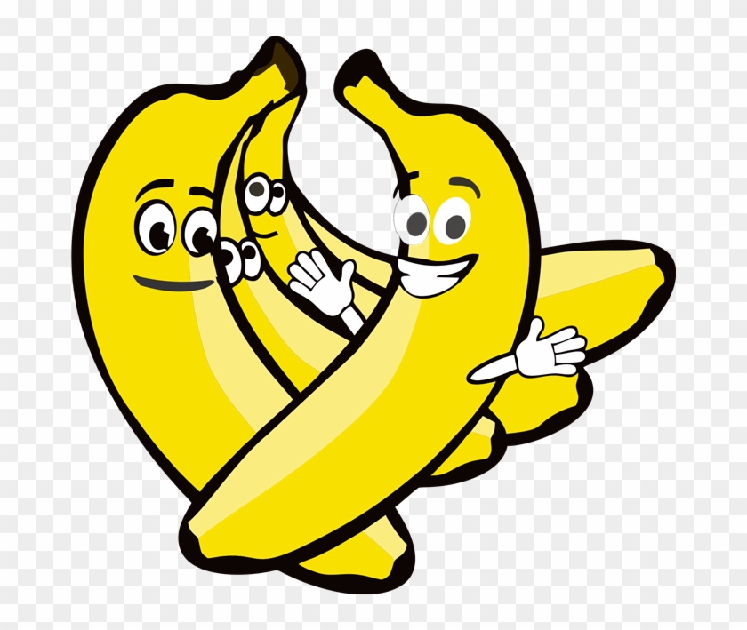 Banana Cartoon Clipart Banana Fruit Clip Art - Bananas Clipart - Png Download #3635147