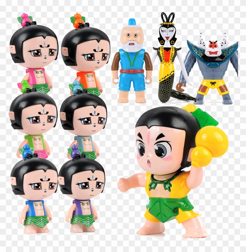 King Kong Gourd Doll Toy Cartoon Doll Anime Doll Model - Cartoon Clipart
