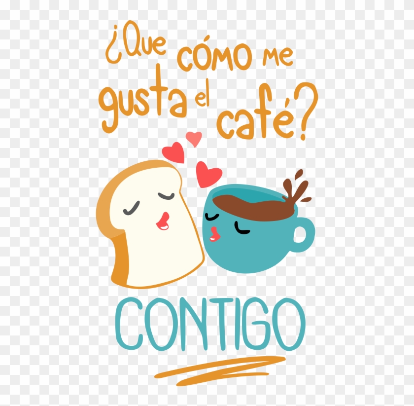 Cómo Me Gusta El Cafe - Me Gusta El Cafe Contigo Clipart #3635862