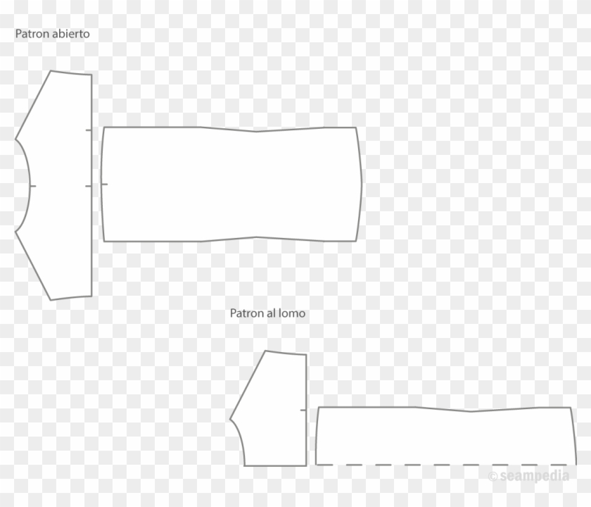 Construcción Patron Lina De Lomo Construction Pattern - Monochrome Clipart #3635888