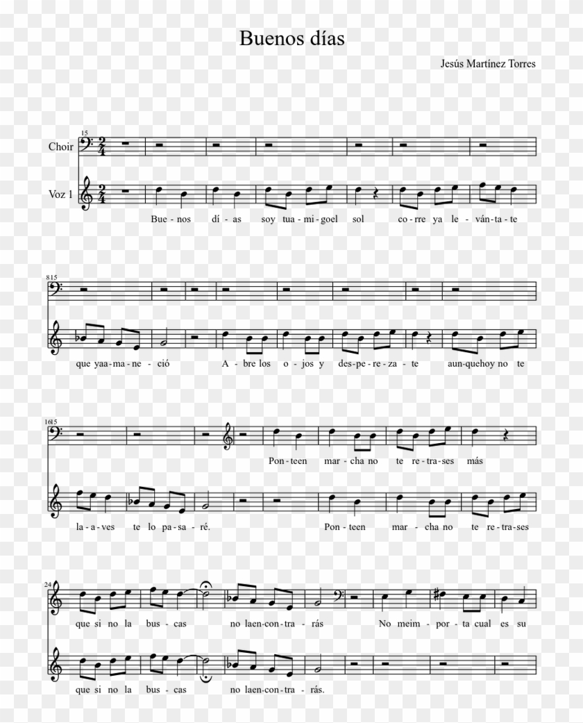 Happy Birthday Chopin Style Sheet Music Clipart #3635910