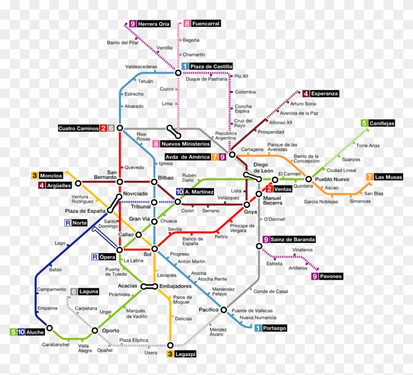 Madrid Metro 1978-1985 - Madrid Metro Clipart #3636020