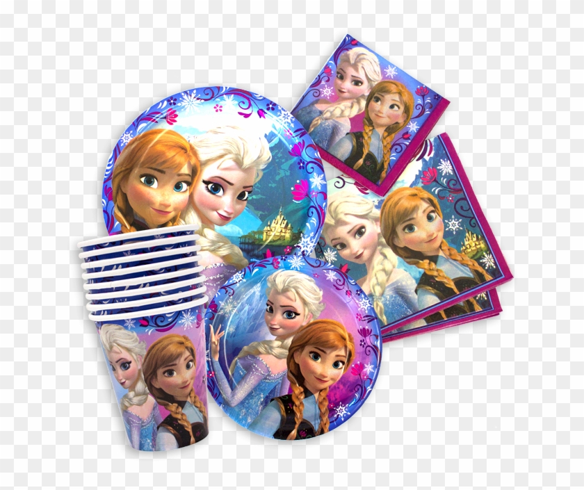 Frozen Party Set - Frozen Party Supplies Png Clipart