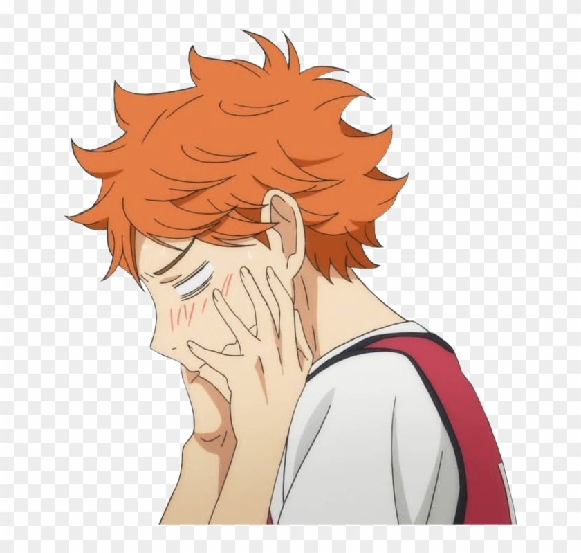 78 Images About Anime Png On We Heart It - Hinata Blushing Haikyuu Clipart #3636138