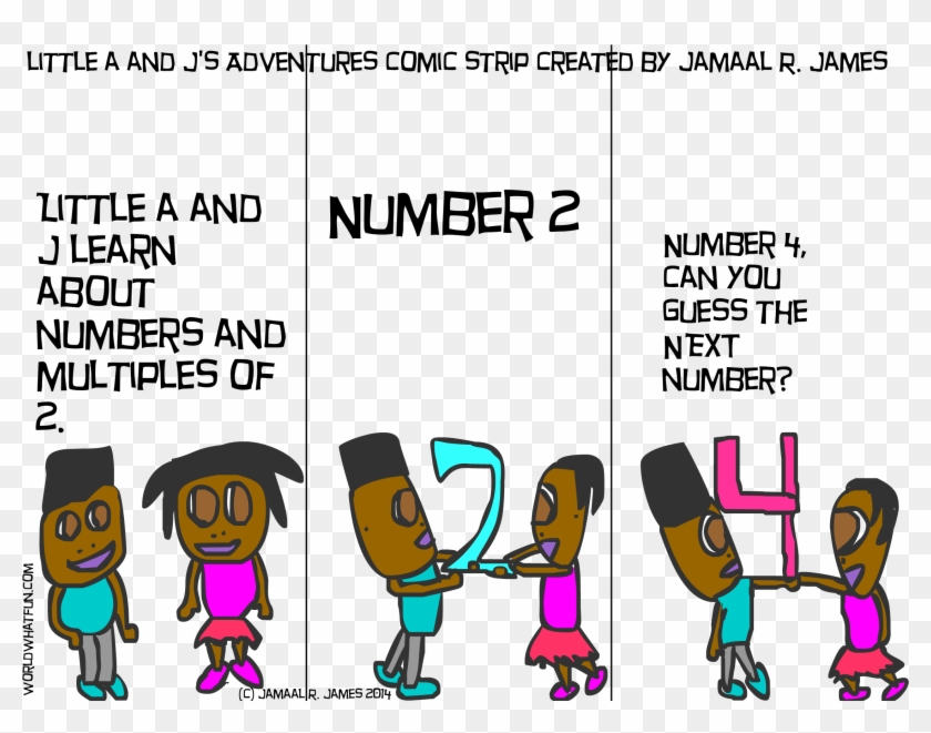 Little A And J's Adventures Comic Strip Created By - Cartoon Clipart