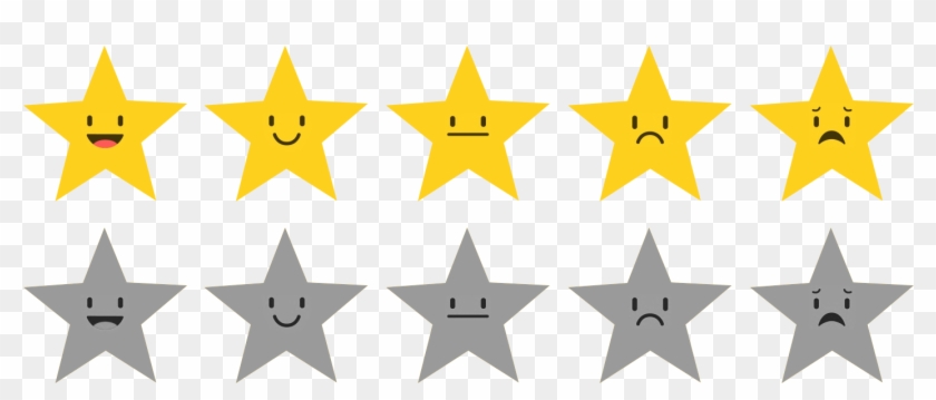 Star Rating Smiley - Animated 5 Star Rating Gif Clipart