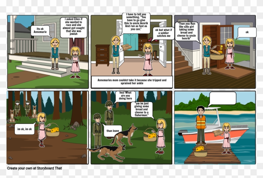 Number The Stars Comic Strip Clipart