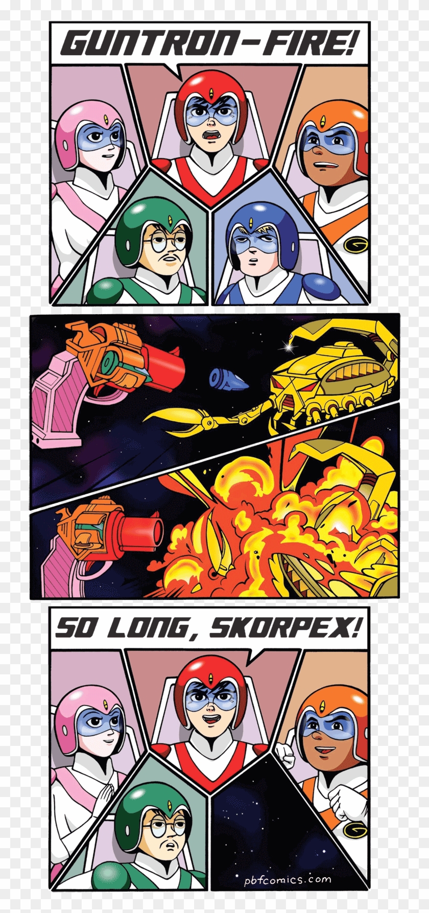 Guntron - Unexpected Endings Dark Comics Endings Clipart #3637036