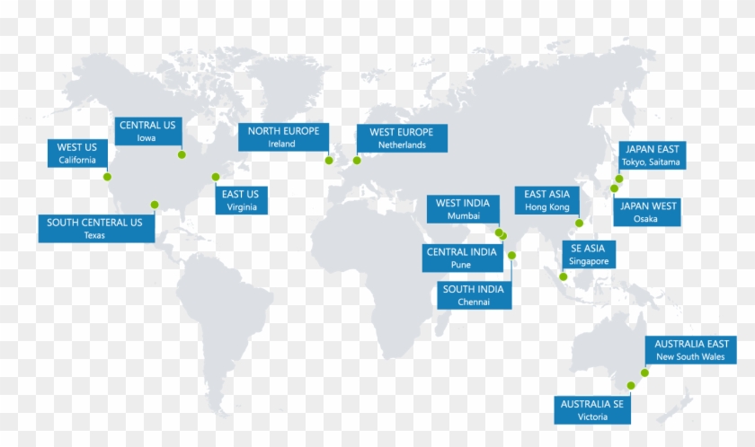 Azure Documentdb Regions - Australia East Azure Clipart #3637482