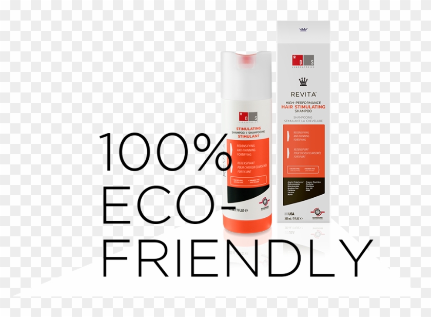 Bottles Are Made Of 100% Oxo-biodegradable Plastic - Ds Laboratories Revita Hair Growth Stimulating Shampoo Clipart