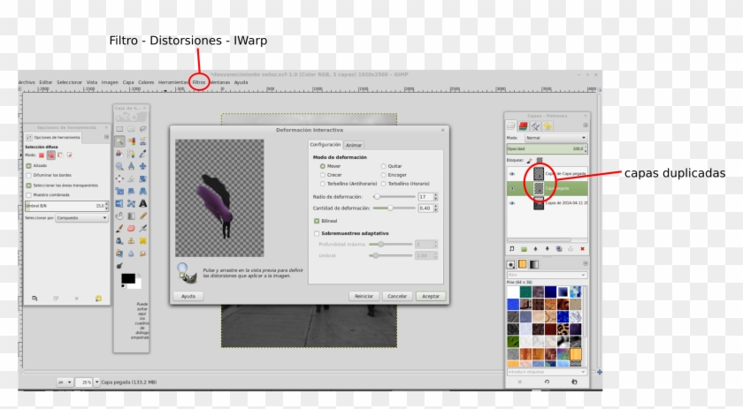 Quitamos La Visibilidad De Las Capas 1 Y 2 Haciendo - Gimp Clipart