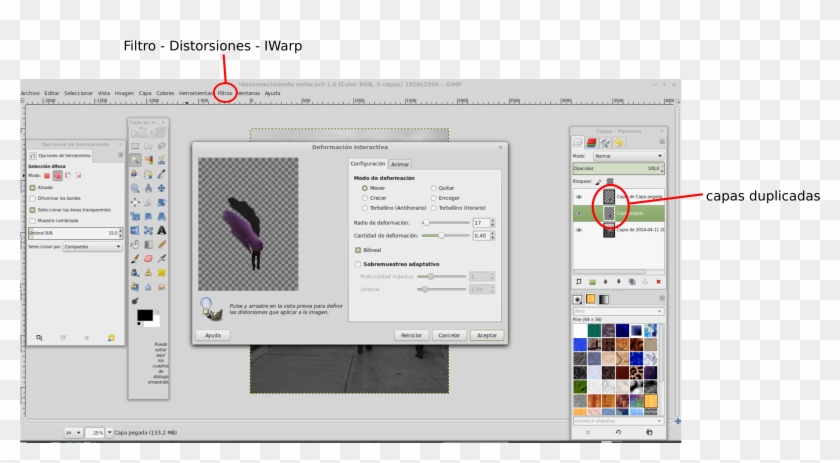 Quitamos La Visibilidad De Las Capas 1 Y 2 Haciendo - Gimp Clipart #3638428