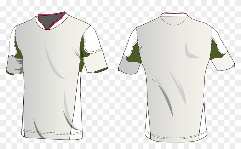T-shirt Sports Football Fun Player Uniform - Playera De Futbol Vector Clipart
