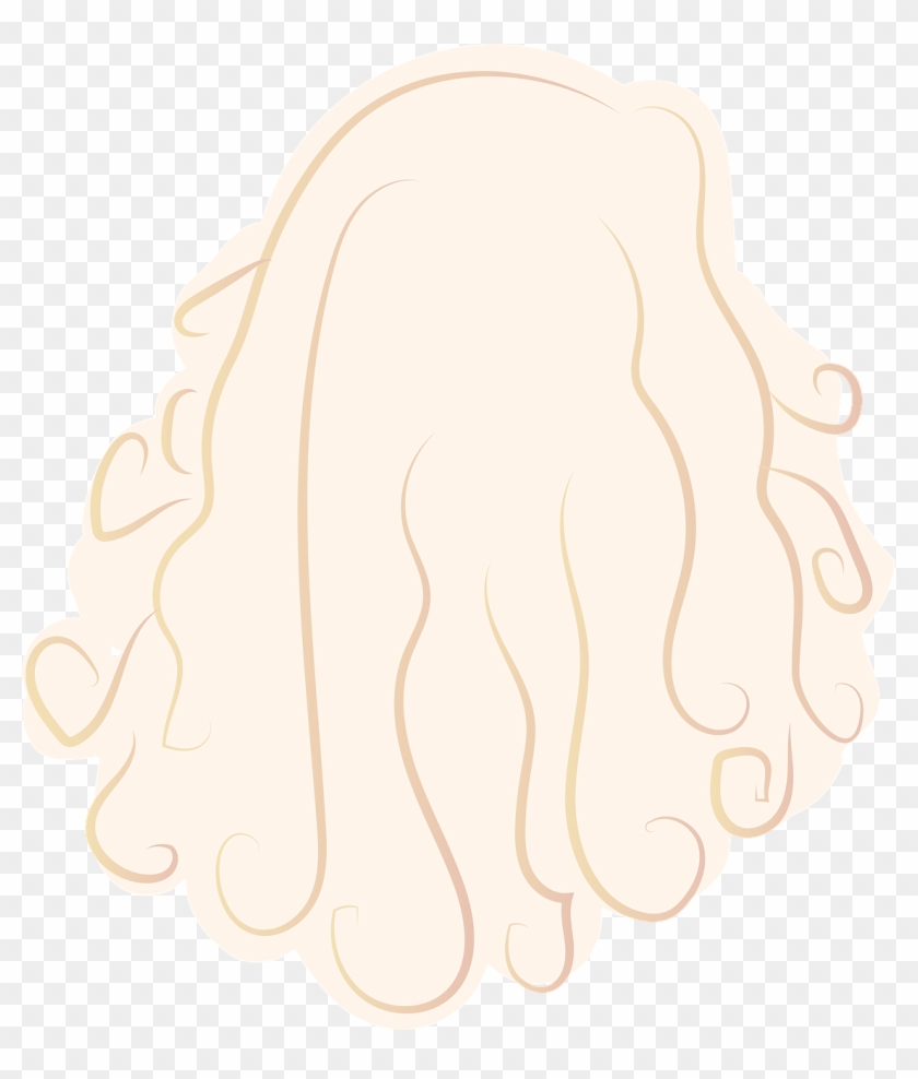 Hair Blond Woman - Lampshade Clipart #3638804