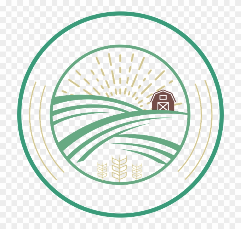 Field Agriculture Rice Green Plant Farm - Campo De Arroz Logo Png Clipart