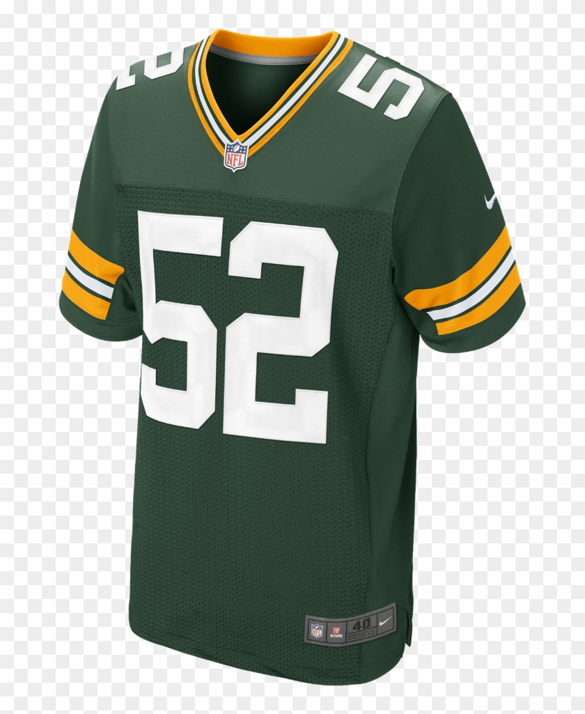 Nike Nfl Green Bay Packers Men's Football Home Elite - Blank Green Bay Packers Jersey Clipart