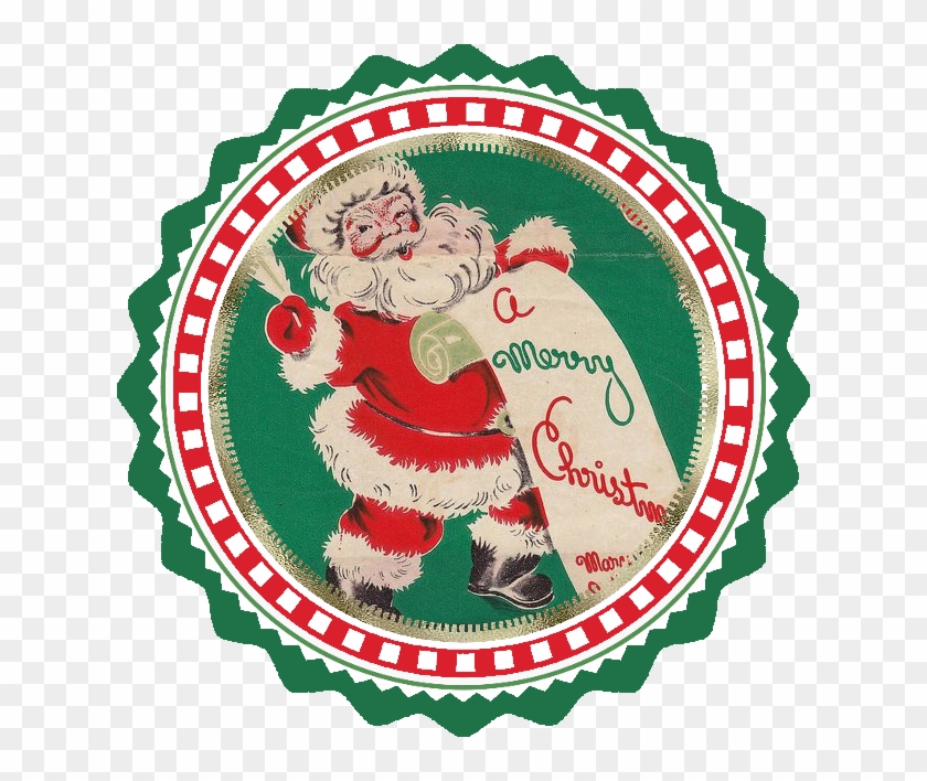Blog Cat&211lico Navide&209o Im&193genes Circulares - Black And White Badge Clipart #3639080