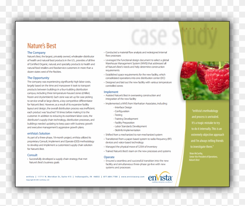 Download Our Case Study - Frutti Di Bosco Clipart