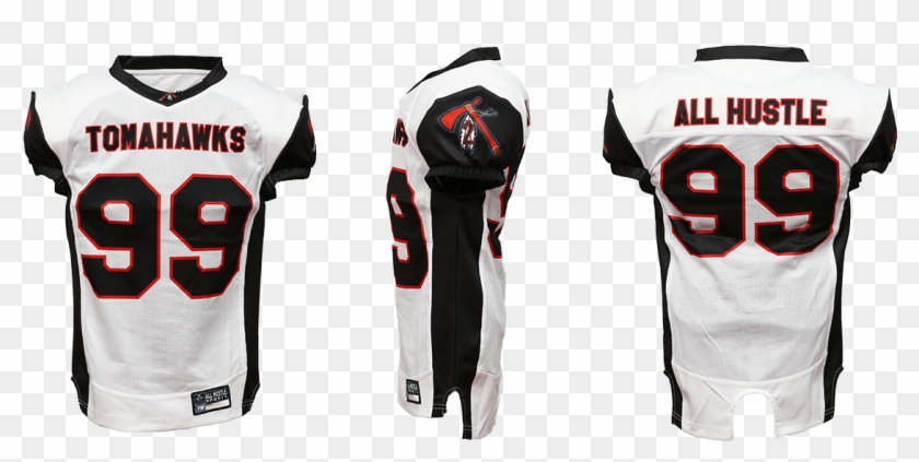 All Hustle Sports Venom Football Jersey - Sports Jersey Clipart #3639543