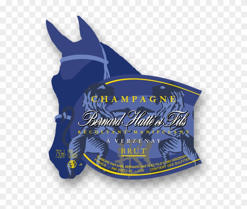Champagne Cuvée Etiquetas Cavaliers - Illustration Clipart #3639607