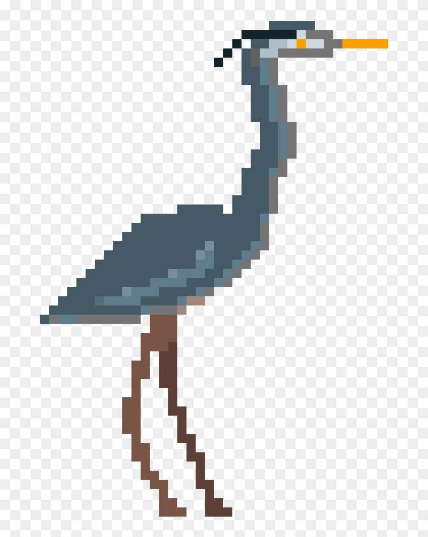 Great Blue Heron - Great Egret Clipart #3639693