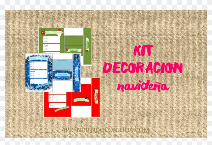 Manualidad Para Adornar La Mesa De Navidad - Cross-stitch Clipart