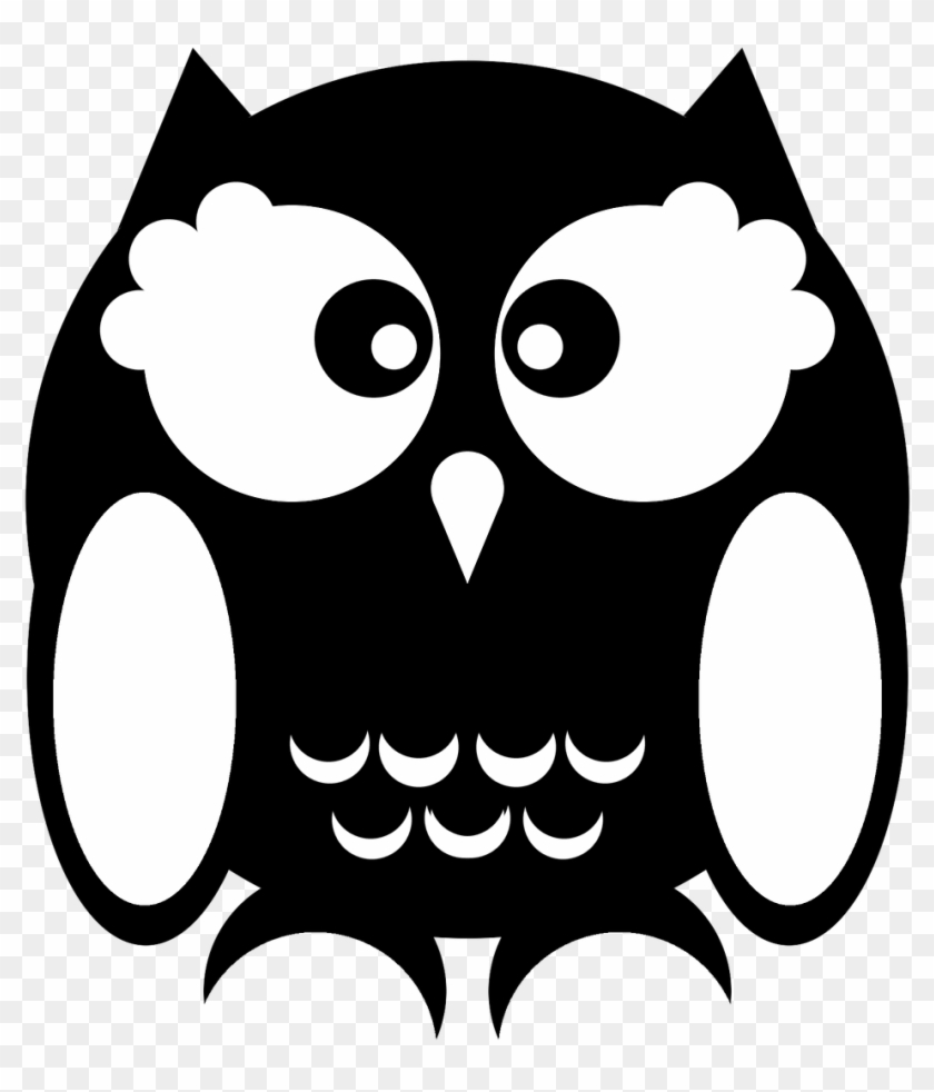 Owl, Cute, Silhouette, Design, Bird, Animal, Cartoon - Lechuza Dibujos Clipart