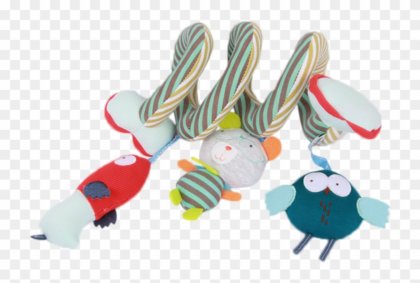 Owl Cartoon Animal Rattle Doll - Illustration Clipart