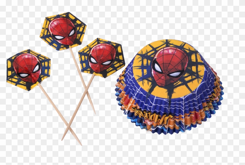Set De Cápsulas Y Pinchos Spiderman Home - Illustration Clipart