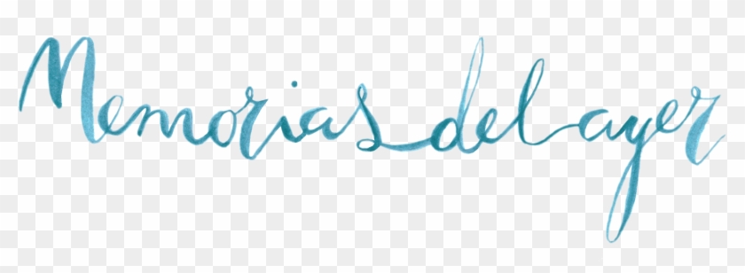 Memorias Del Ayer - Calligraphy Clipart #3640684