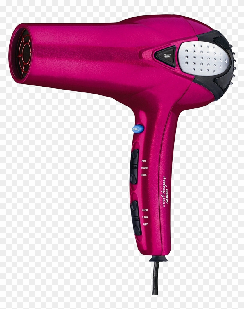 Hair Dryer Png Clipart - Conair Hair Dryer Pink Transparent Png #3641265