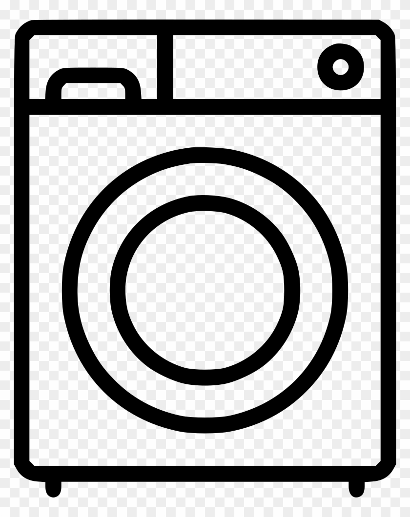 Png File Svg - Clothes Dryer Clipart Free Black And White Transparent Png