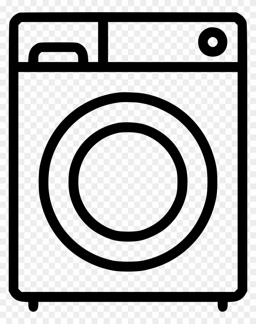Png File Svg - Clothes Dryer Clipart Free Black And White Transparent Png #3641298