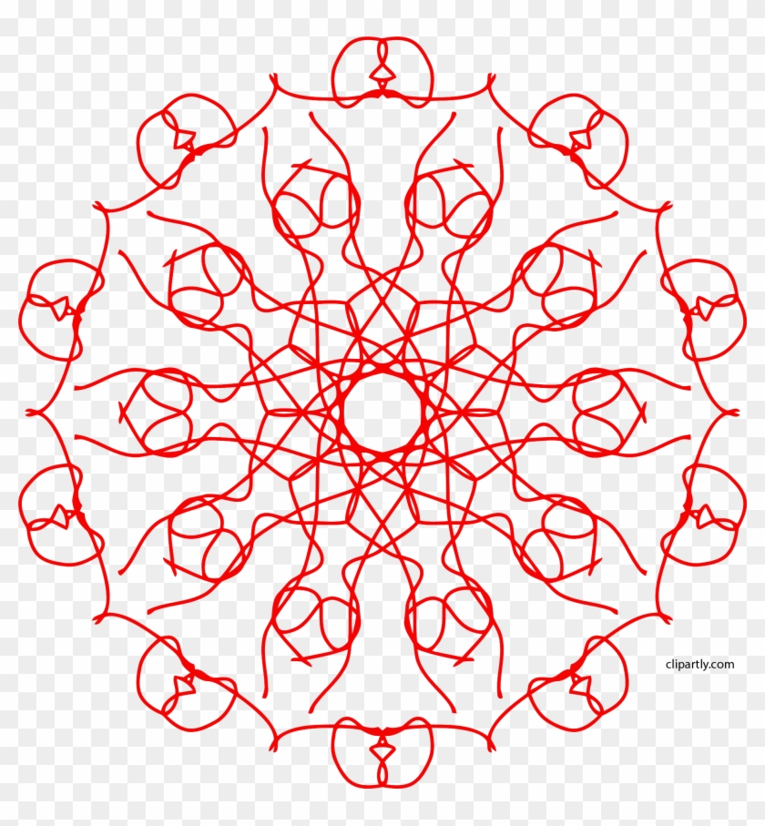 Mandala Clipart Png - Circle Transparent Png #3641370