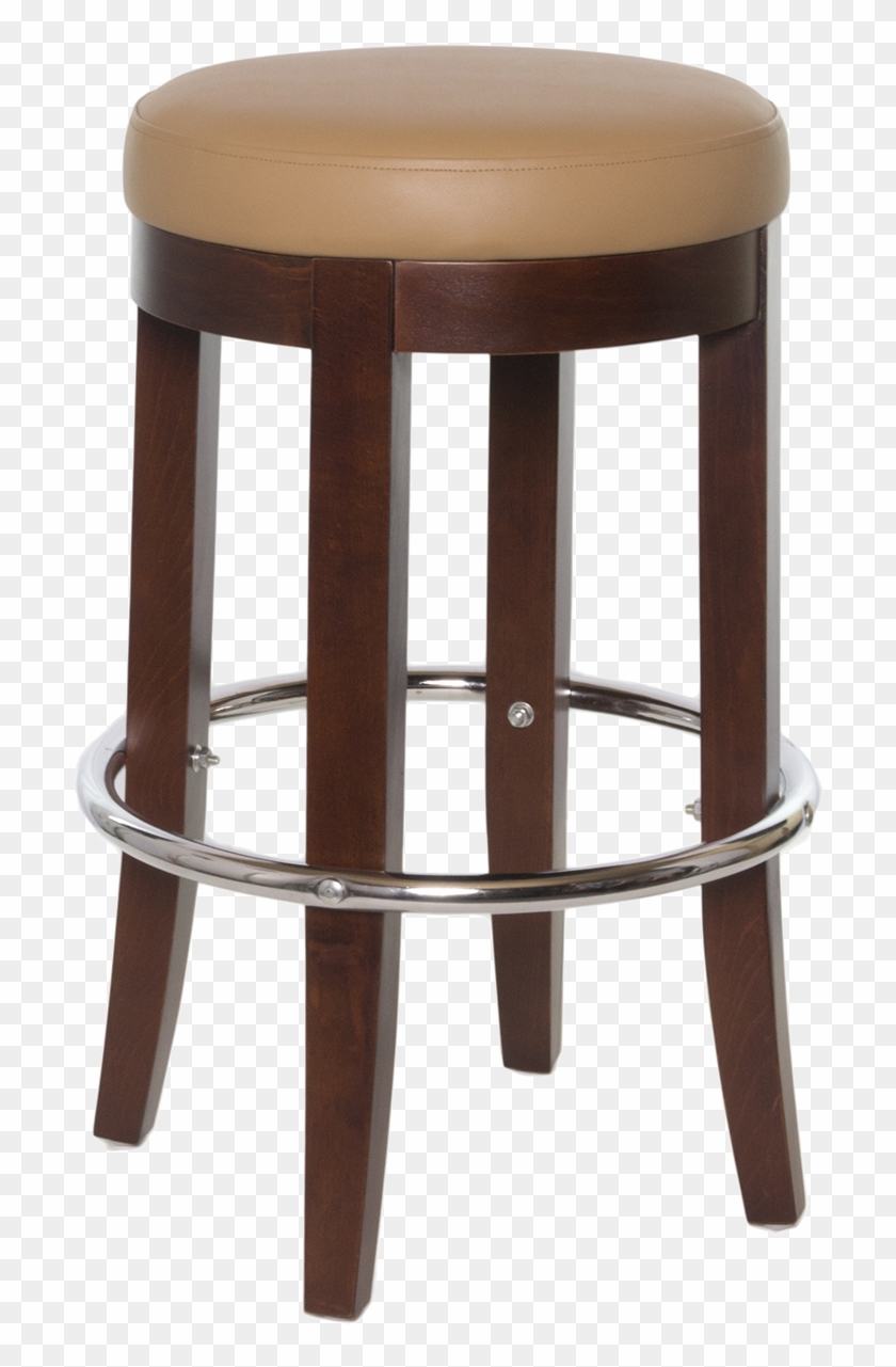 Wood Backless Barstools, Square Upholstered Black Vinyl - Bar Stool Clipart #3641829